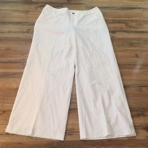 Lined white trousers | Lane Bryant